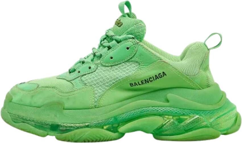 Balenciaga Vintage Pre-owned Mesh sneakers Green Heren