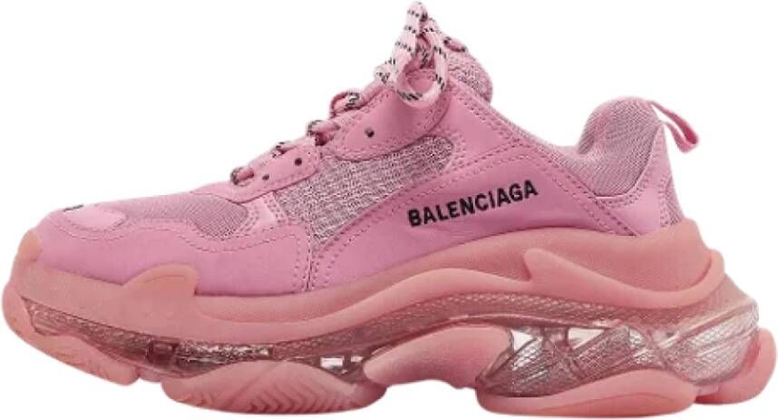 Balenciaga Vintage Pre-owned Mesh sneakers Pink Dames