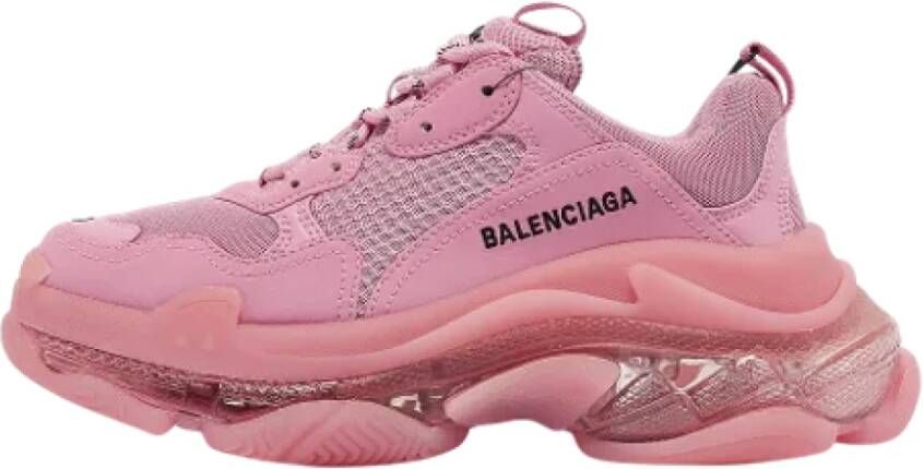 Balenciaga Vintage Pre-owned Mesh sneakers Pink Dames