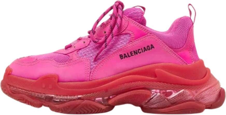 Balenciaga Vintage Pre-owned Mesh sneakers Pink Heren