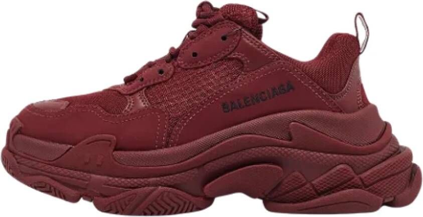 Balenciaga Vintage Pre-owned Mesh sneakers Red Dames