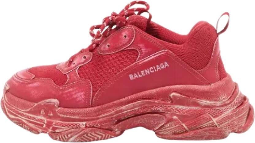 Balenciaga Vintage Pre-owned Mesh sneakers Red Heren