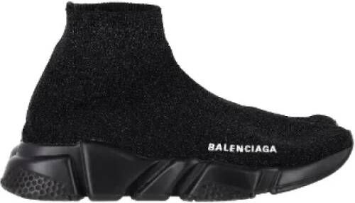 Balenciaga Vintage Pre-owned Nylon sneakers Black Dames