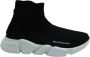 Balenciaga Vintage Pre-owned Nylon sneakers Black Heren - Thumbnail 1