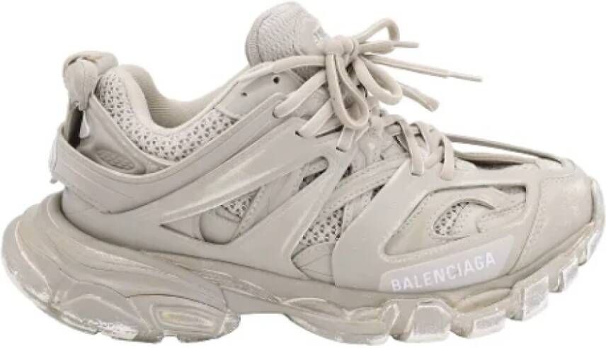 Balenciaga Vintage Pre-owned Plastic sneakers Beige Dames