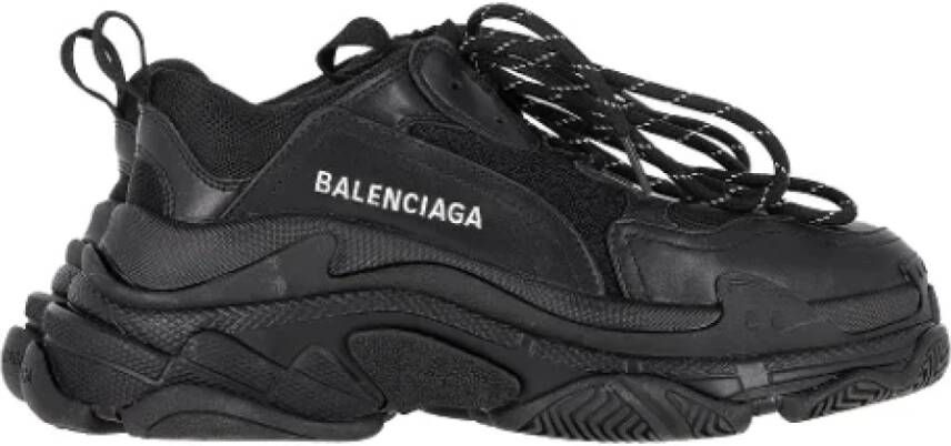 Balenciaga Vintage Pre-owned Plastic sneakers Black Heren