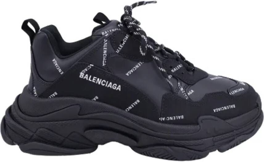 Balenciaga Vintage Pre-owned Plastic sneakers Black Heren