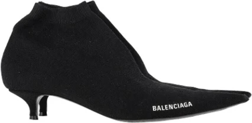 Balenciaga Vintage Pre-owned Polyester boots Black Dames