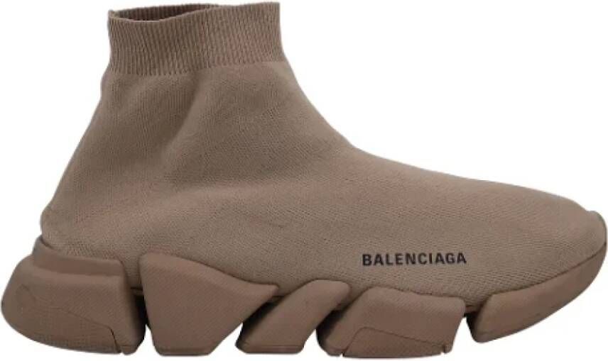 Balenciaga Vintage Pre-owned Polyester sneakers Beige Heren