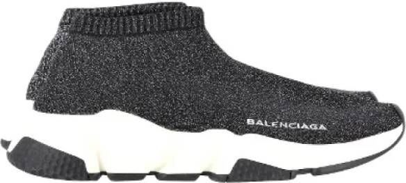 Balenciaga Vintage Pre-owned Polyester sneakers Black Dames