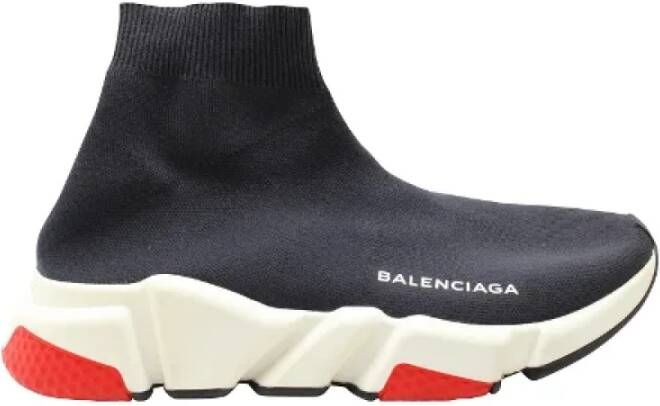 Balenciaga Vintage Pre-owned Polyester sneakers Black Dames