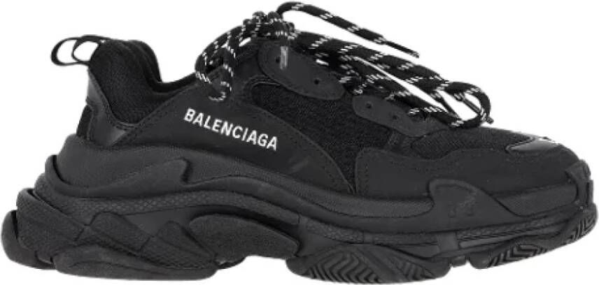 Balenciaga Vintage Pre-owned Polyester sneakers Black Dames