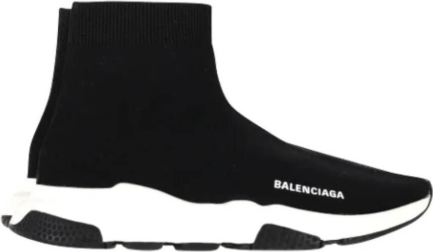 Balenciaga Vintage Pre-owned Polyester sneakers Black Dames