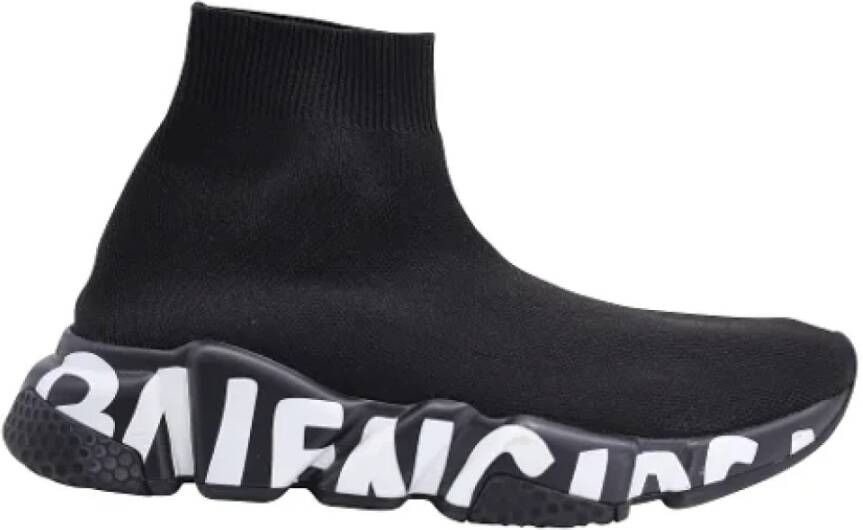 Balenciaga Vintage Pre-owned Polyester sneakers Black Dames