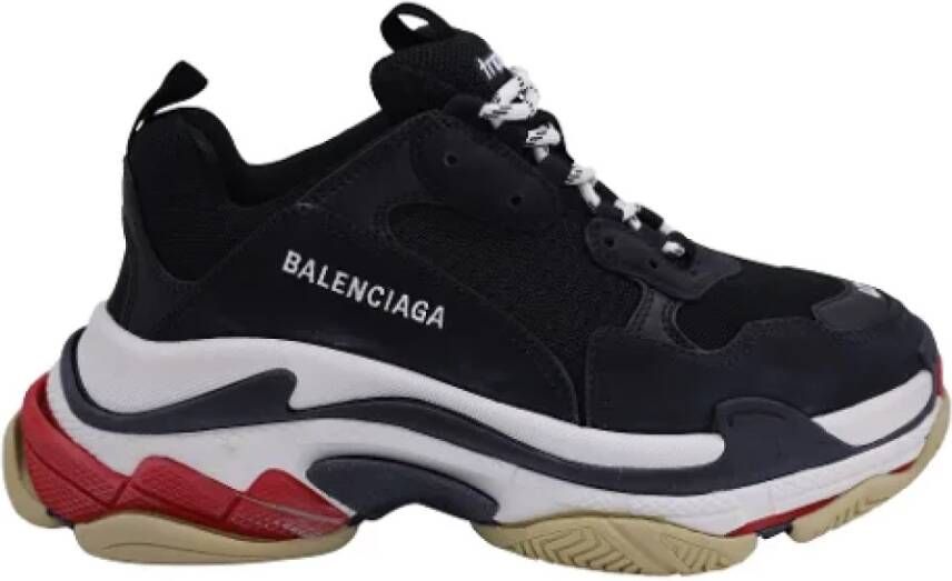 Balenciaga Vintage Pre-owned Polyester sneakers Black Dames