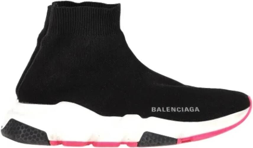 Balenciaga Vintage Pre-owned Polyester sneakers Black Dames