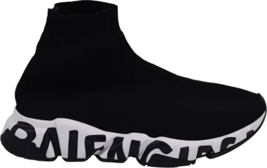 Balenciaga Vintage Pre-owned Polyester sneakers Black Heren