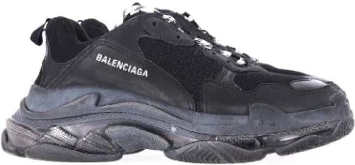 Balenciaga Vintage Pre-owned Polyester sneakers Black Heren