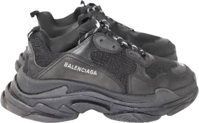 Balenciaga Vintage Pre-owned Polyester sneakers Black Heren