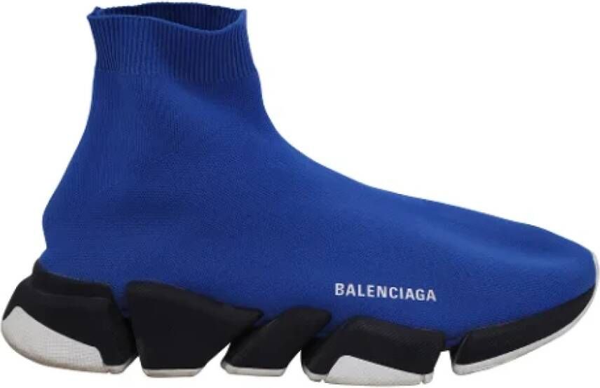 Balenciaga Vintage Pre-owned Polyester sneakers Blue Dames