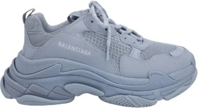 Balenciaga Vintage Pre-owned Polyester sneakers Blue Dames