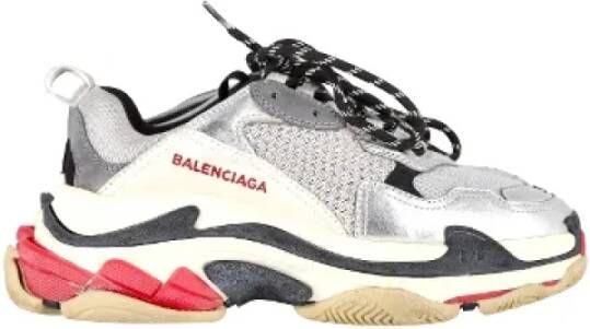 Balenciaga Vintage Pre-owned Polyester sneakers Gray Heren