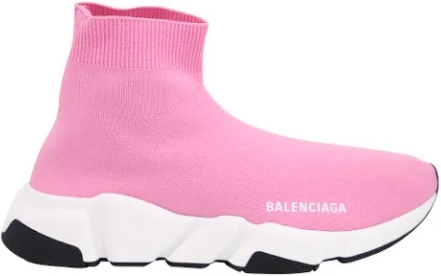 Balenciaga Vintage Pre-owned Polyester sneakers Pink Dames