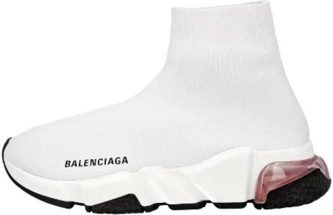 Balenciaga Vintage Pre-owned Polyester sneakers White Dames