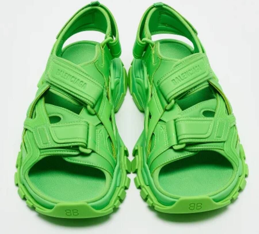 Balenciaga Vintage Pre-owned Rubber sandals Green Heren