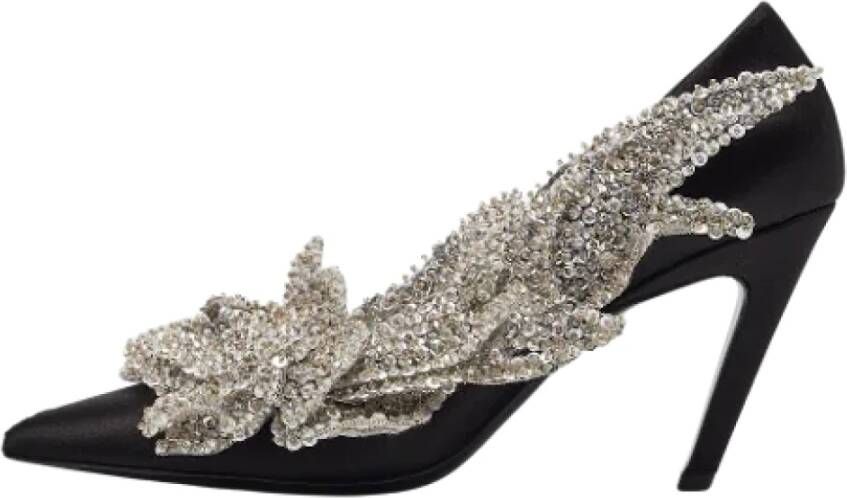 Balenciaga Vintage Pre-owned Satin heels Black Dames
