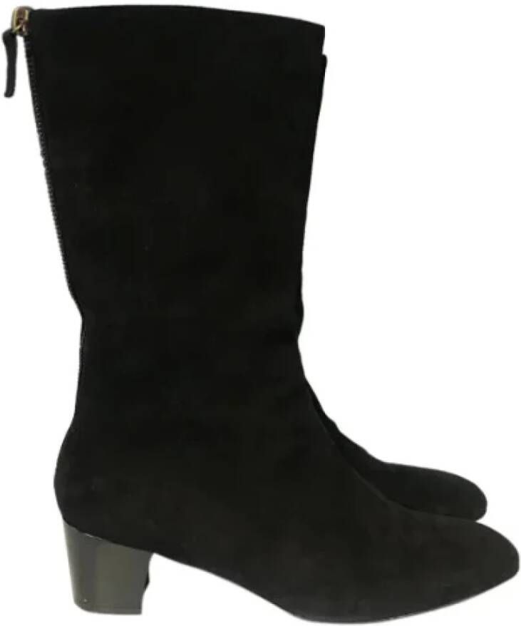 Balenciaga Vintage Pre-owned Suede boots Black Dames