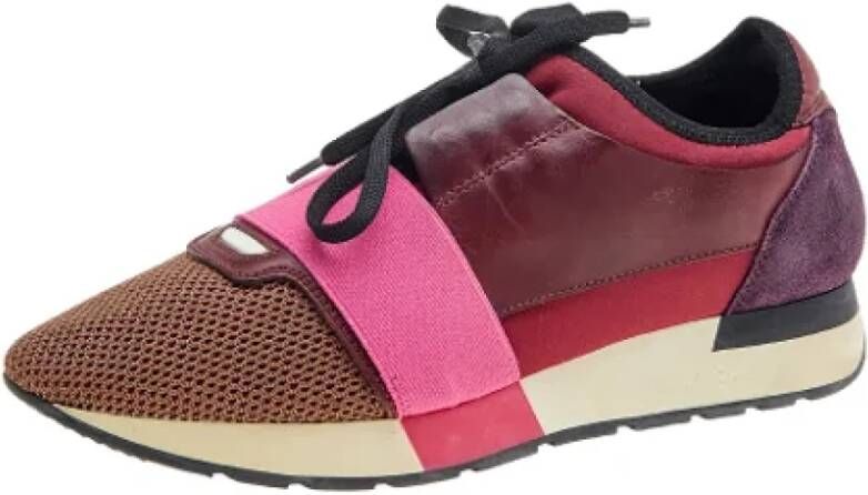 Balenciaga Vintage Pre-owned Suede sneakers Multicolor Dames