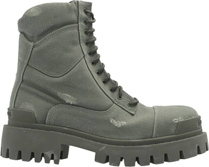 Balenciaga Stivali Verde Veterschoenen voor Dames Groen Dames