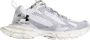 Balenciaga Witte Sneakers met Versleten Effect Gray Heren - Thumbnail 1