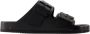 Balenciaga Zwarte Leren Zondag Sandalen Black Dames - Thumbnail 1