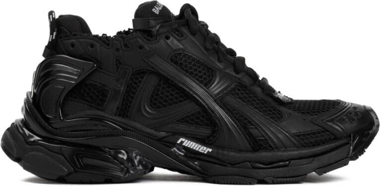 Balenciaga Zwarte Runner Sneakers voor Mannen Black Heren