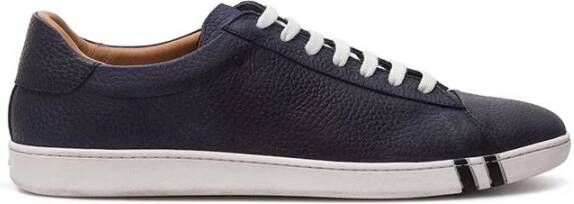 Bally Blauwe Leren Sneakers voor Mannen Blue Dames