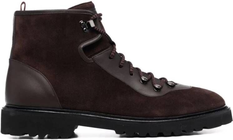 Bally Casual Bruine Enkellaarzen voor Mannen Brown Heren