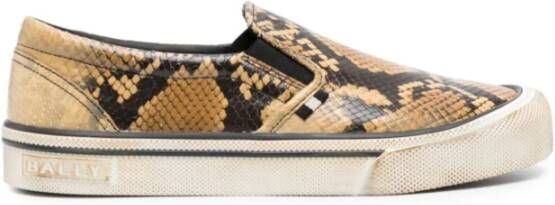 Bally Low-Top Sneakers Santa Ana Slip-on Sneakers in bruin