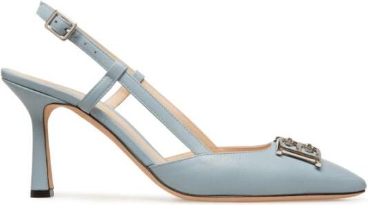 Bally Elegant Slingback Pumps Blue Dames