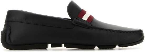 Bally Elegante Ivoorleren Loafers Black Heren