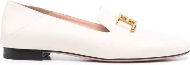 Bally Ellah Flat Dames Mocassins Stijlvol en Comfortabel Beige Dames