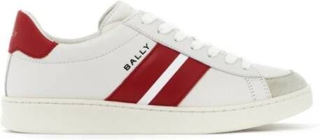 Bally Glad Lederen Thiago Sneakers White Heren