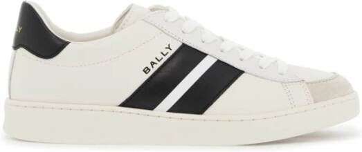 Bally Gladleren Thiago sneakers White Dames