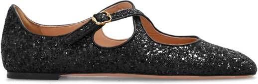 Bally Glitterende ballet flats Black Dames