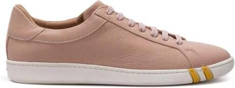 Bally Katoen Leren Sneaker Pink Dames