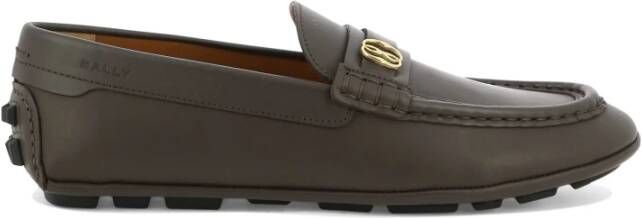 Bally Keeper leren mocassins Brown Heren