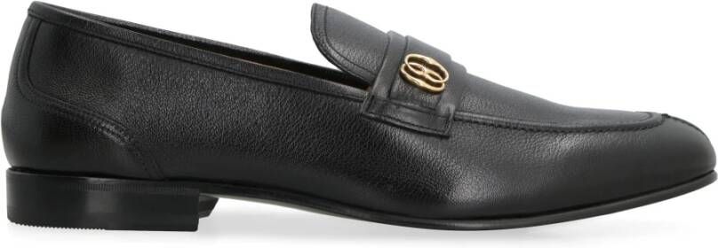 Bally Korrelig Leren Loafers Black Heren