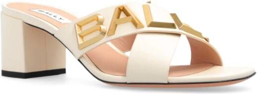 Bally Leather mules Beige Dames