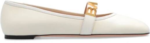 Bally Leren ballet flats Beige Dames